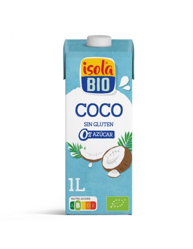 Bebida de Coco sin Azúcar 1 L (Isola...