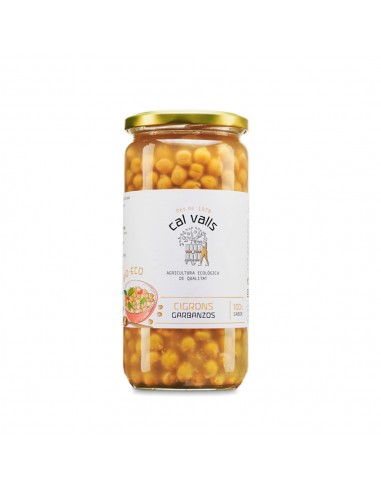 Garbanzos Cocidos Bio 450 Gr (Cal Valls)