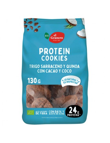 Cookies Protein Cacao y Coco 130 Gr...