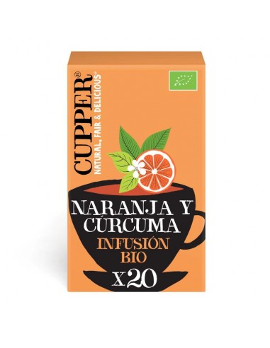 Infusión Naranja y Cúrcuma, 20 BOlsas...