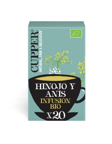 Infusión Hinojo y Anís, 20 bolsitas...
