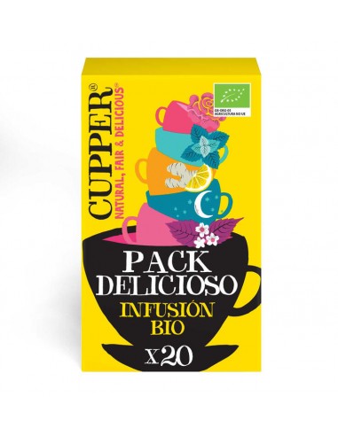 Pack de Infusiones Variado, 20 Bolsas...