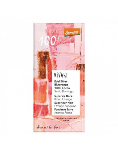 Chocolate Negro 100% con Naranja...