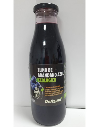 Zumo de Arándano Azul 750 Ml (Delizum)